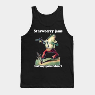 Strawberry Jams But My Glock Don't Tank Top